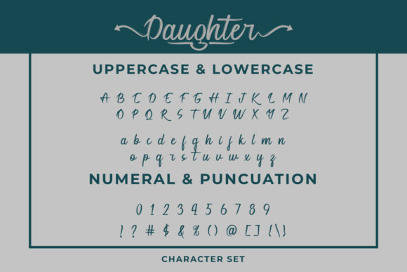 Daughter Font - Preview 2