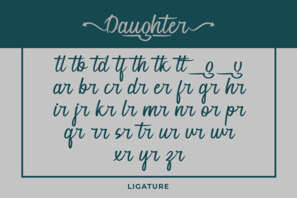 Daughter Font - Preview 4