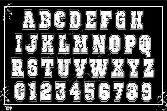 Grunge College Font - Preview 1