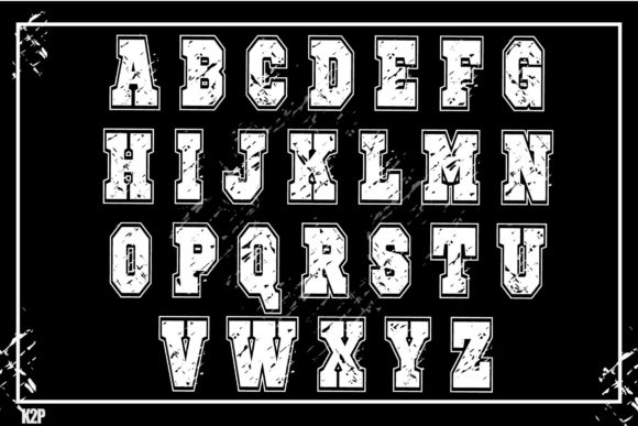 Grunge College Font - Preview 3