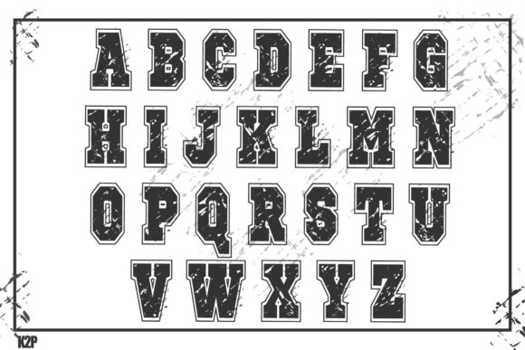 Grunge College Font - Preview 4