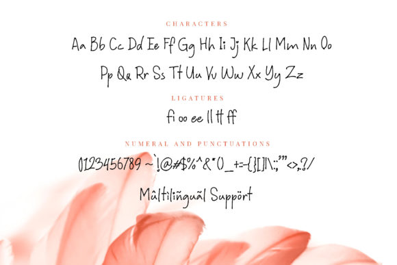 Katherin Loves Dance Font PNG with transparent background - Preview 1