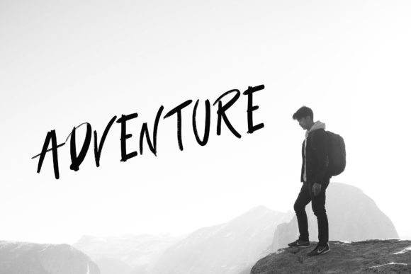Long Jurney Font PNG with transparent background - Preview 4