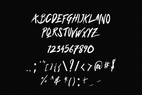 Long Jurney Font PNG with transparent background - Preview 5