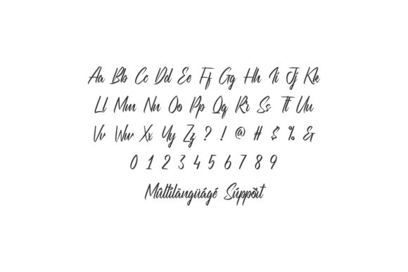 Milldams Font PNG with transparent background - Preview 2