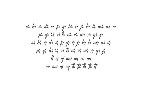 Milldams Font PNG with transparent background - Preview 4