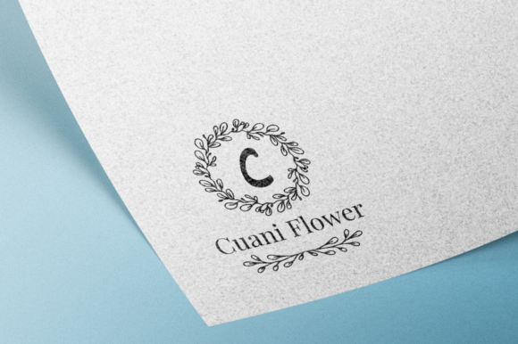 Siestha Monogram Font PNG with transparent background - Preview 2
