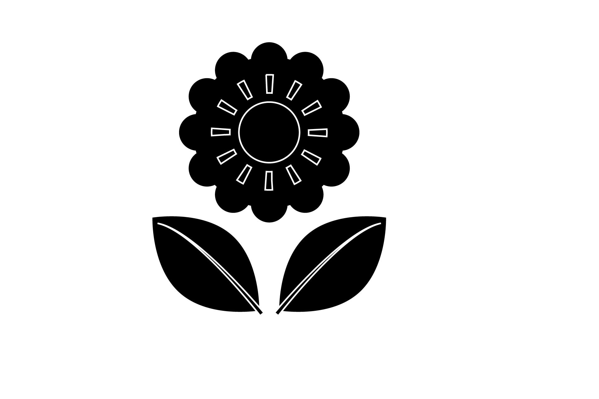Flower Icon Solid 15 Graphic by thegoodwaral · Creative Fabrica