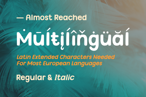 Almost Reached Font - Preview 3
