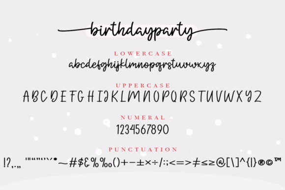 Birthday Party Font - Preview 4