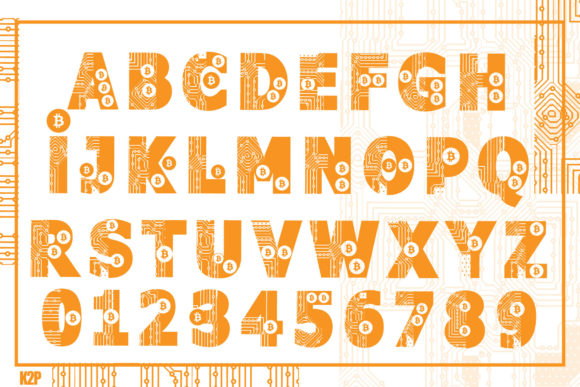 Bitcoin Font - Preview 1