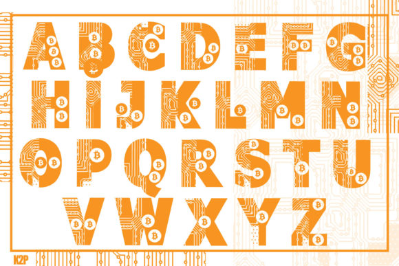 Bitcoin Font - Preview 2