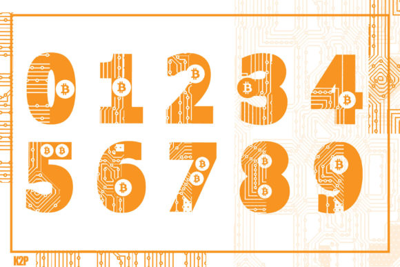 Bitcoin Font - Preview 3