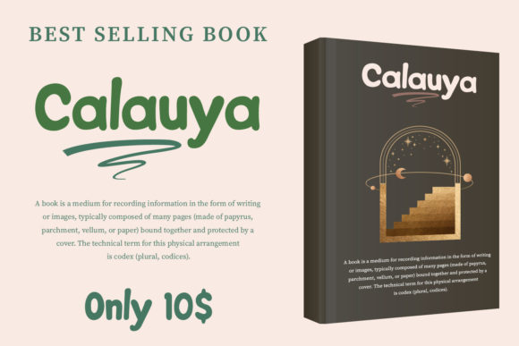 Calauya Font PNG with transparent background - Preview 3