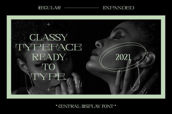 Central Display Font - Preview 2