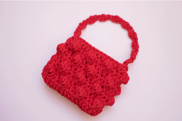 Crochet Pattern, Little Girl Red Bag