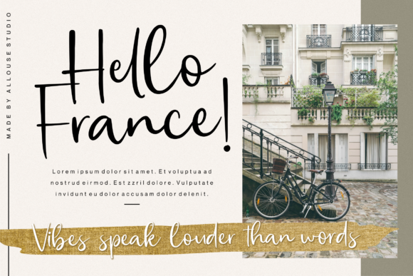 Eiffel Story Font PNG with transparent background - Preview 1