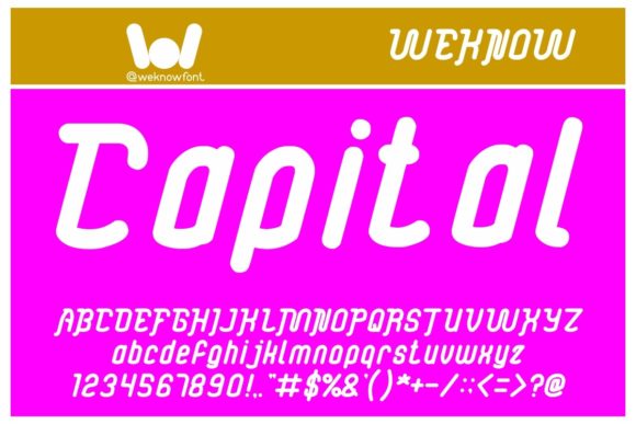 Electronic Font - Preview 3