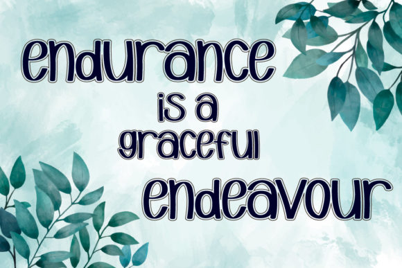Endeavour Font - Preview 4