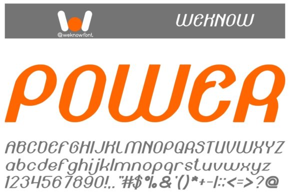 Engine Power Font PNG with transparent background - Preview 1