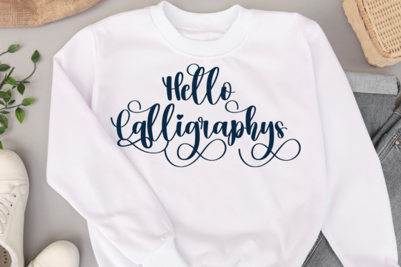 Hello Calligraphys Font - Preview 2