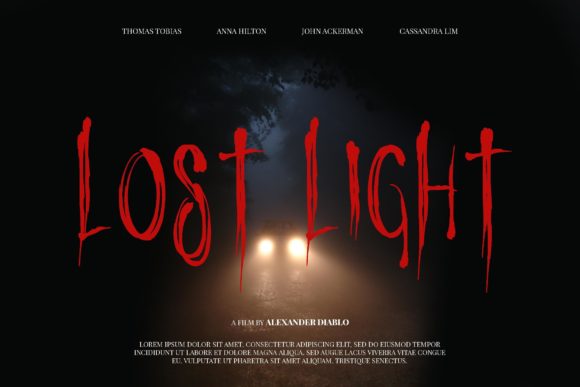 Horror Night Font - Preview 1
