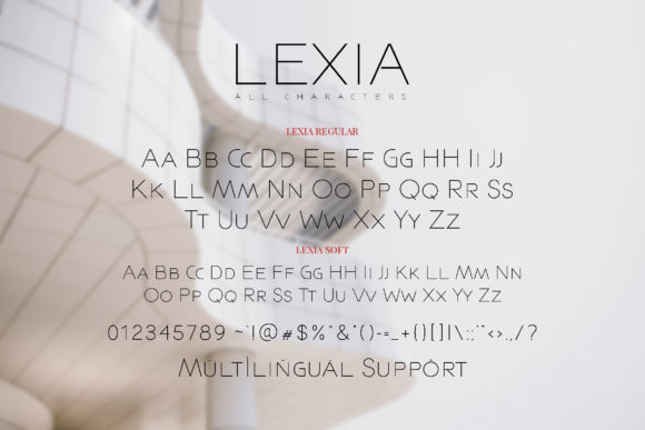 Lexia Font PNG with transparent background - Preview 1