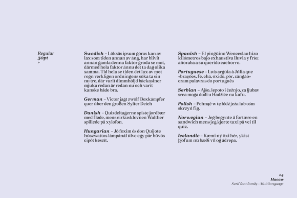 Macaw Font PNG with transparent background - Preview 3