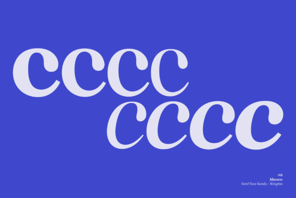 Macaw Font PNG with transparent background - Preview 4