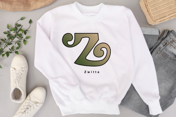Monogram Prince Font PNG with transparent background - Preview 3