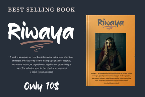Riwaya Font PNG with transparent background - Preview 2