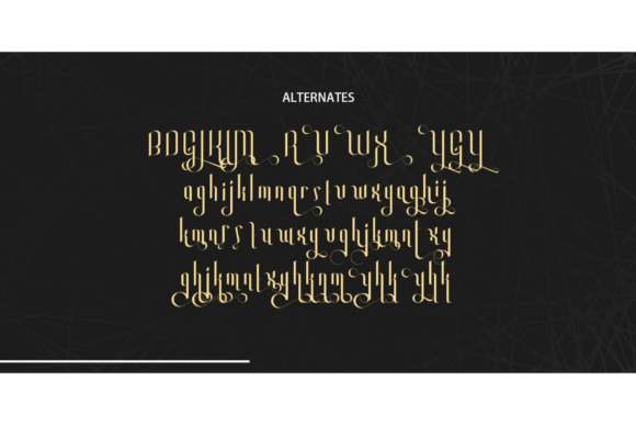 Saga Arjuna Font PNG with transparent background - Preview 6