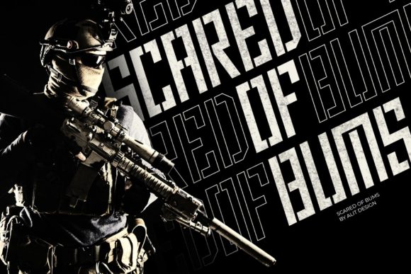 Scared of Bums Font PNG with transparent background - Preview 1