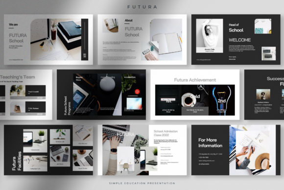 Preview of Simple Education Presentation education presentation template