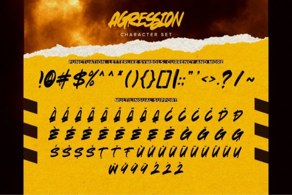 Agression Font - Preview 2