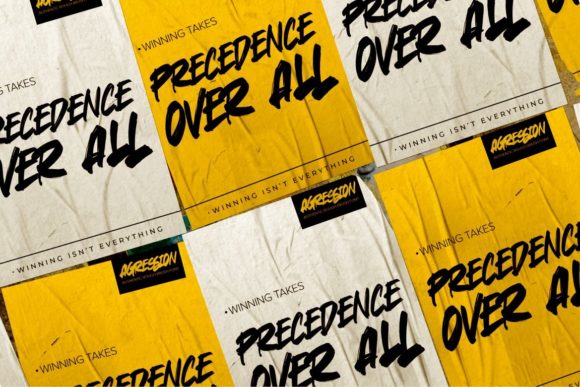 Agression Font - Preview 6