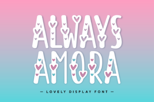 Always Amora Display Font By Creative Fabrica Fonts