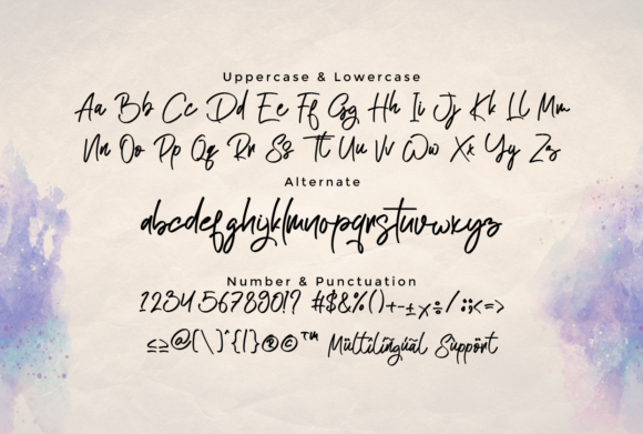 Atakana Script Font - Preview 1