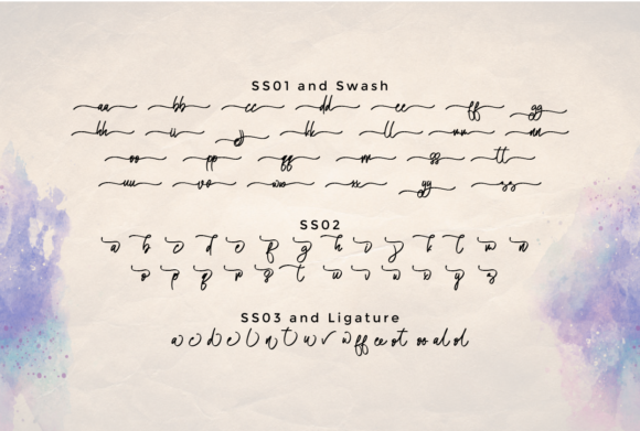 Atakana Script Font - Preview 2