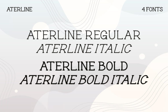 Aterline Font - Preview 5