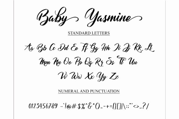 Baby Yasmine Font - Preview 4