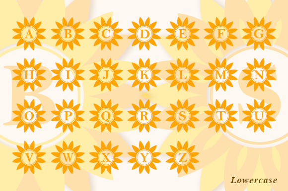 Beautiful Sunflower Font - Preview 5