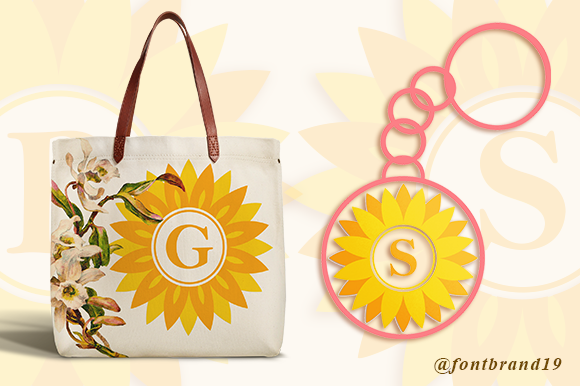 Beautiful Sunflower Font - Preview 6