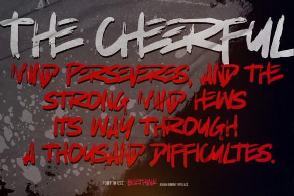 BeeThink Font - Preview 1