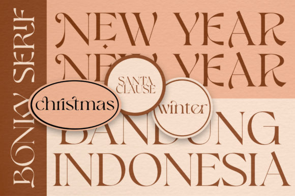Bonky Font PNG with transparent background - Preview 3