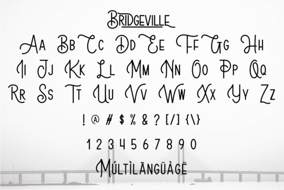 Bridgeville Font - Preview 2