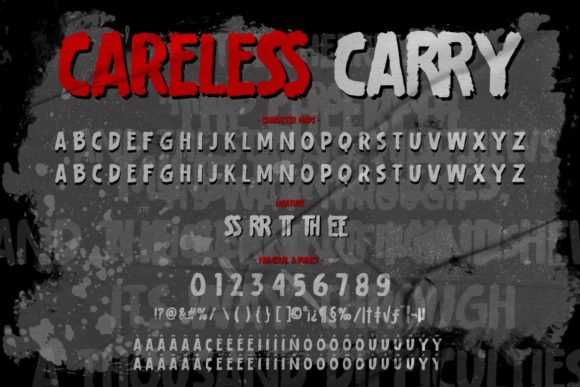 Careless Carry Font - Preview 3