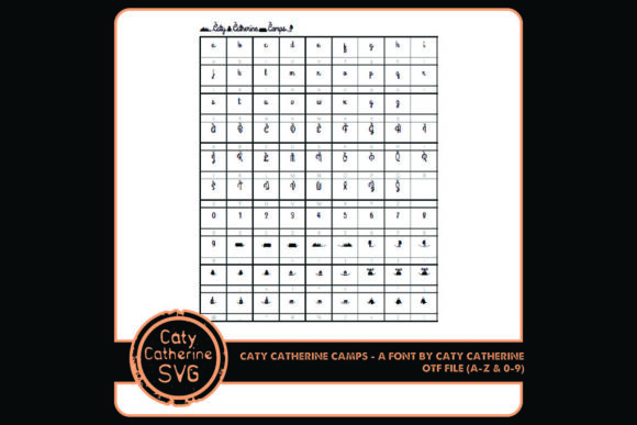 Caty Catherine Camping Font - Preview 1