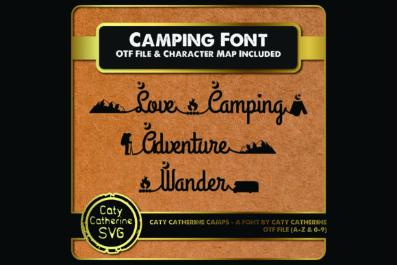 Caty Catherine Camping Font - Preview 2