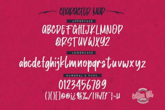 Cotton Hill Font - Preview 3